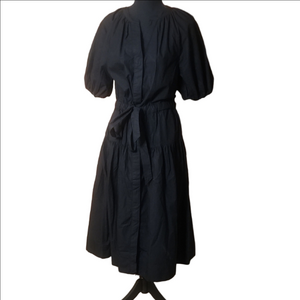 NWT Free Assembly Black Cotton Dress, Size Small